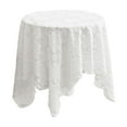 thumbnail image 2 of Mantel girasol Encaje blanco Mesa redonda de punto Mesa de café rectangular Mesa de comedor Mesa de escritorio Tela de cubierta de TV, 2 of 6