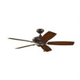 thumbnail image 3 of Kichler Lighting Canfield Patio Collection 52 Inch Canfield Patio Fan SBK, 3 of 10