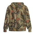 thumbnail image 4 of Garronmavis Camouflage Leaves Women Full-Zip Hoodie Lightweight Comfy Women's Zip Up Sweatshirt Oversized Stylish Long Sleeve Winter Fall Outfits Fashion Clothes with Pockets, 4 of 7