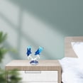 thumbnail image 2 of Figuras de vidrio de decoración Vintage, figura de delfín de cristal decorativa, delfín azul en miniatura, figura de pez de mar de vidrio soplado a mano, animales, 2 of 5
