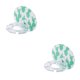 thumbnail image 1 of Bearachild Soporte de plástico para cepillos de con múltiples ranuras, estante de almacenamiento de de dientes, afeitadora, dispensador de cactus verde 2piezas Bearachild CBP015120, 1 of 5