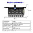 thumbnail image 3 of 2X Pc 8 Channels Fan Hub Cooling Fan Speed Controller for CPU Case HDD VGA PWM Fan PCI Bracket Power By 12V Fan (), 3 of 6