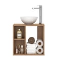 thumbnail image 3 of MOBI Mueble de Baño Flotante Mendoza – 1 Puerta 3 Entrepaños Color Miel, 3 of 4