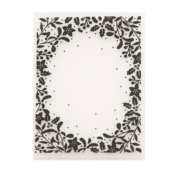 Tizuqe 3D Textured Flower Leave Embossing Folders Cards Making Embossing Folders Crafts Template Stencils for DIY Scrapbooking