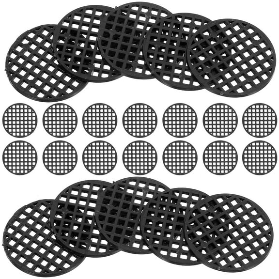 100 Pcs Flower Pot Garden Supplies Items for Plants Mesh Pad Drainage Gaskets Leakproof Screen Bottom Sieve