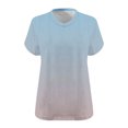 thumbnail image 6 of XuJwPNcy Women's Plus Size T Shirt Crewneck Tops Short Sleeve Oversized T Shirt for Women Spring Summer Casual Clothes Outfits, 6 of 6