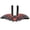 Red/S, variant on bat wings for dog Happy Halloween Pattern Pet Bat Wing Harness for Puppy Kitty Festival Photo Prop Costume (S)