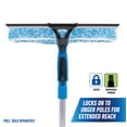 thumbnail image 5 of Unger Window Squeegee & Microfiber Scrubber - Rubber Blade - 14 in, 5 of 7