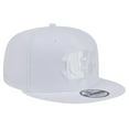 thumbnail image 3 of Men's New Era Cincinnati Bengals Main White on White 9FIFTY Snapback Hat, 3 of 6