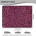thumbnail image 7 of Binienty Hot Pink Leopard Print Rear Trunk Cargo Liner, Anti-Skid Backing Universal Fit 29" x 39" Trunk Protective Mat, Durable Stylish Car Interior Accessories for Sedan SUV, 7 of 7