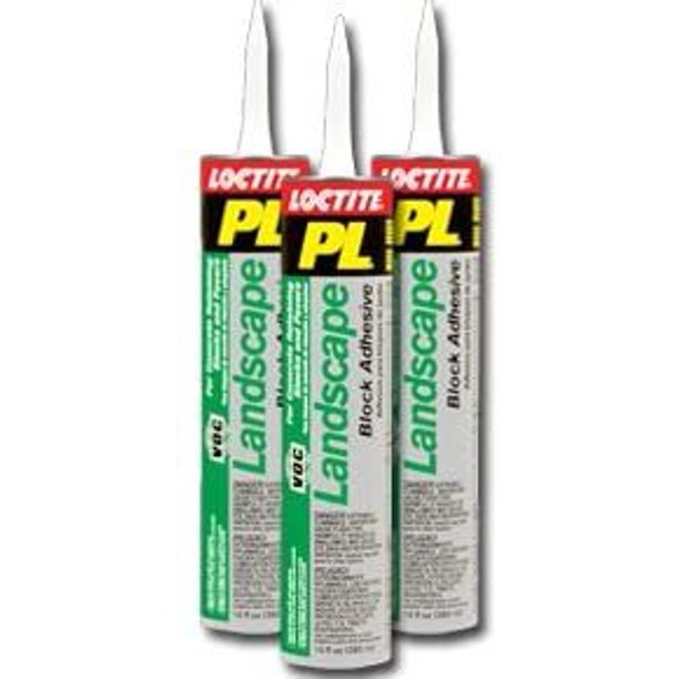Loctite PL VOC Landscape Block & Paver Adhesive 12 Tubes Per Carton