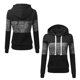 thumbnail image 1 of Jersey Casual Mujer Manga Larga Hit Color Costura Cordón Sudaderas Con Capucha De Invierno Likrtyny Mujer, 1 of 9