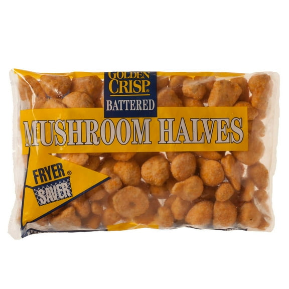 McCain Golden Crisp Battered Halves Mushroom - Appetizer, 2 Pound - 6 per case.