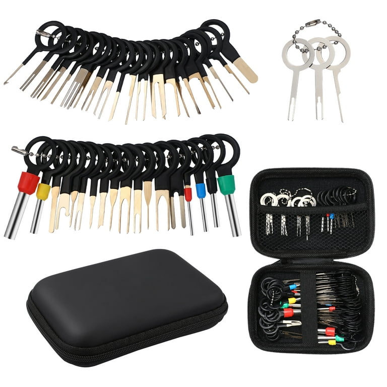 Terminal Removal Tool Kit for Car, 76 Pieces Wire Connector Pin Release Key  Extractor Tools Set for Most Connector Terminal