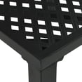 thumbnail image 4 of vidaXL Stackable Patio Chairs Outdoor Seating Stacking Dining Chair Steel Black, 4 of 6