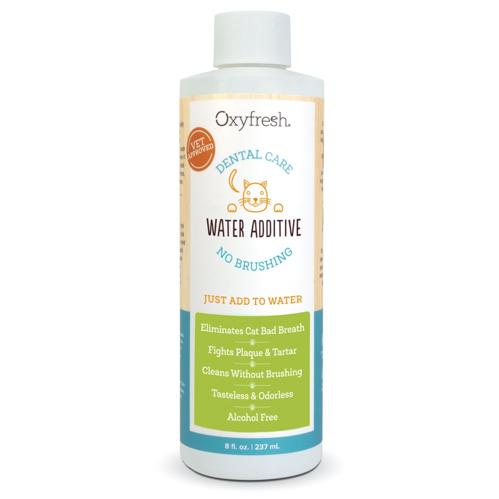Oxyfresh Cat Water Additive 8 oz No Brushing Cat Dental Care