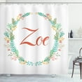 thumbnail image 1 of Ambesonne Zoe Shower Curtain, Blossoming Nature Foliage, 69"Wx84"L, Multicolor, 1 of 3