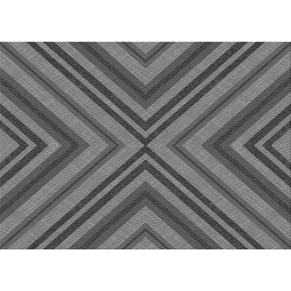 Ahgly Company Indoor Rectangle Patterned Gray Wolf Gray Area Rugs, 3' x 5'