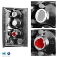 thumbnail image 2 of AKKON - Fits 00-06 Ford Excursion SUV Altezza Style| 1995-2006 Econoline Van Black Housing Tail Brake Lights, 2 of 6