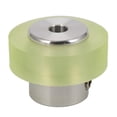 thumbnail image 2 of 3pcs 100mm Aluminum Polyurethane Industrial Encoder Wheel Measuring Wheel for Measuring Encoder,3 x Encoder wheel,Green & Silver, 2 of 8