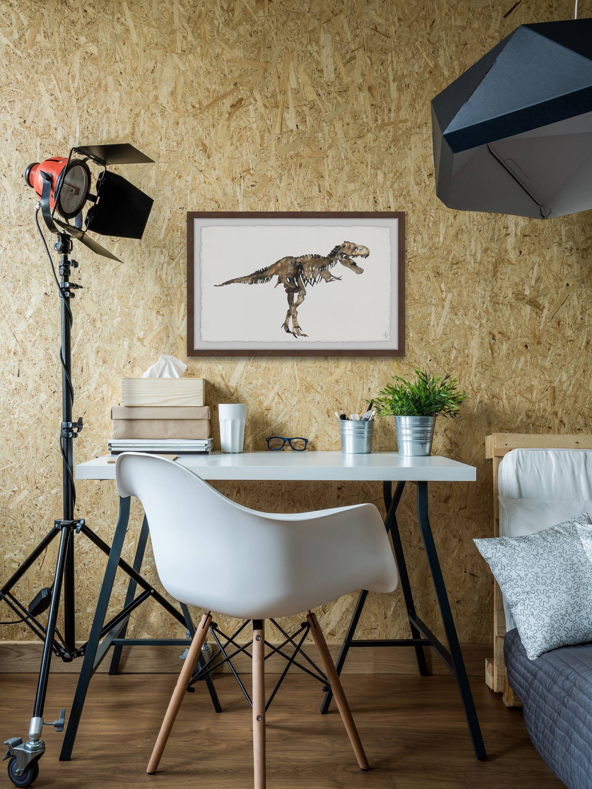 Marmont Hill T-Rex Skeleton Framed Wall Art