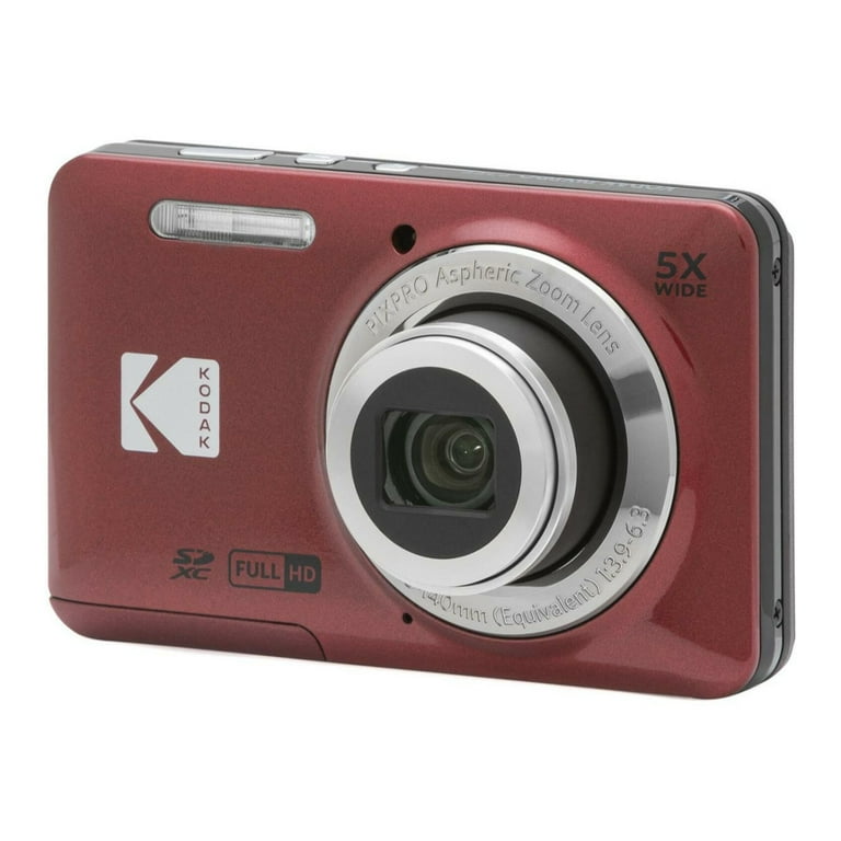Kodak PIXPRO FZ55 Friendly Zoom Digital Camera (Red) with