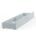 thumbnail image 5 of Plana Solid Wood Twin Over Twin Bunk Bed and Underbed Storage Drawers in Light Gray, 5 of 8