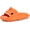 Orange, variant on Women's Shark Slippers Men Summer House Pillow Sandals Indoor and Outdoor Kids Bedroom Open Toe Animal Cute Non-slip Cloud Shower Spa Shoes