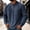 Navy, variant on Viluyesy Men's Long Sleeve Tee Shirts, Button Stripe Print Shirt Henley Sweatshirts for Men Pullover Shirt Purple M