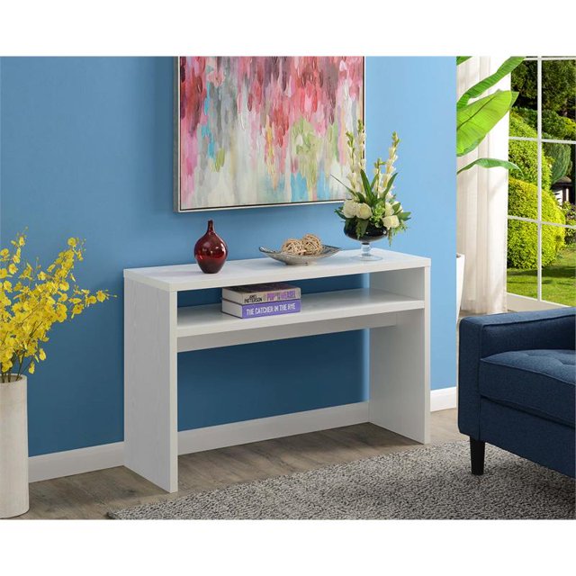 Pemberly Row Console de Luxe de Transition en Bois Blanc