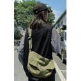 thumbnail image 2 of ZhangBaoLin Canvas Hobo Bag for Women Large Capacity Shoulder Crossbody Bag Artistic Totes Handbag Simple Commuting Purse, 2 of 7