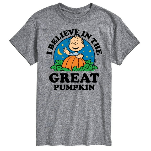 Peanuts - I Believe In The Great Pumpkin - Men's Short Sleeve Graphic T-Shirt