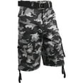 Hat and Beyond Men's Loose Fit Twill Multi Pocket Cargo Shorts with