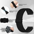 thumbnail image 3 of Vodtian 4 pack 20mm Elastic Nylon Bands Compatible with Samsung Galaxy Watch7/6/5/4, Garmin Vivoactive 6/5/3, Garmin Venu, Quick Release Repalcement Bands for Amazfit Bip 3/Amazfit Active 2, 3 of 7