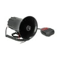 12V 50W 115db Car Horn with PA Mic 7Sound Emergency Warning Alarm Fire