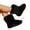 Black, variant on Willtoo Faux Fur Plush Boots for Women Winter Fluffy Furry Boots Flat Heel Snow Boots
