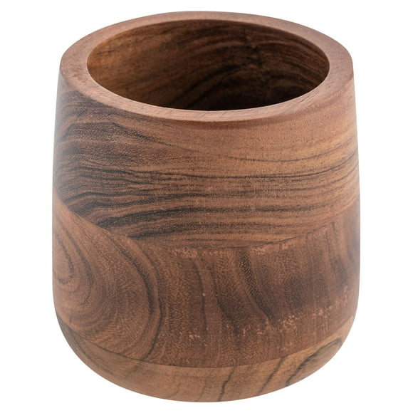 Karma Cadeaux Porte-Ustensiles en Bois Marron Petit