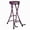 Purple, variant on 5Core Guitar Stool 3.15" Padded Chair Foldable Heavy Duty Music Seat Built in Foot Rest Guitar Stand