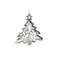 thumbnail image 1 of Christmas Spinning Silver Metal Ornement Tree - Ensemble De 12, 1 of 3