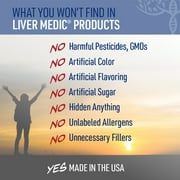 Liver Medic Hepatiben Liver Detox Cleanse Non-GMO Liver Detox and Support, Milk Thistle, Turmeric, L-Glutathione, Vegetarian Capsules, 60 Count