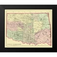 thumbnail image 2 of Bradley 18x15 Black Modern Framed Museum Art Print Titled - Oklahoma Indian Territory - Bradley 1887, 2 of 5