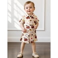 thumbnail image 3 of BemeyourBBs Toddler Baby Boy Thanksgiving Outfit Turkey Short Sleeve Shirts Shorts, 3 of 8