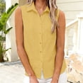thumbnail image 2 of Women's Loose Fit Basic Vest Top Solid Color Elegant Versatile, 2 of 5