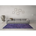 thumbnail image 3 of Ahgly Company Machine Washable Indoor Rectangle Persian Blue Traditional Area Rugs, 2' x 3', 3 of 4