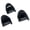 Black, variant on 3Pcs Quilting Ruler Finger Patchwork Stitching Aid Sewing Measuring Tool Quilting Finger Ruler For Stitching 2mm 3mm 4mm