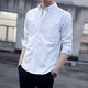 thumbnail image 1 of Camisa vaquera de corte ajustado y manga larga de verano para hombre, estilo coreano, de moda, que suaviza tu silueta, camisa informal de negocios a la moda, 1 of 4