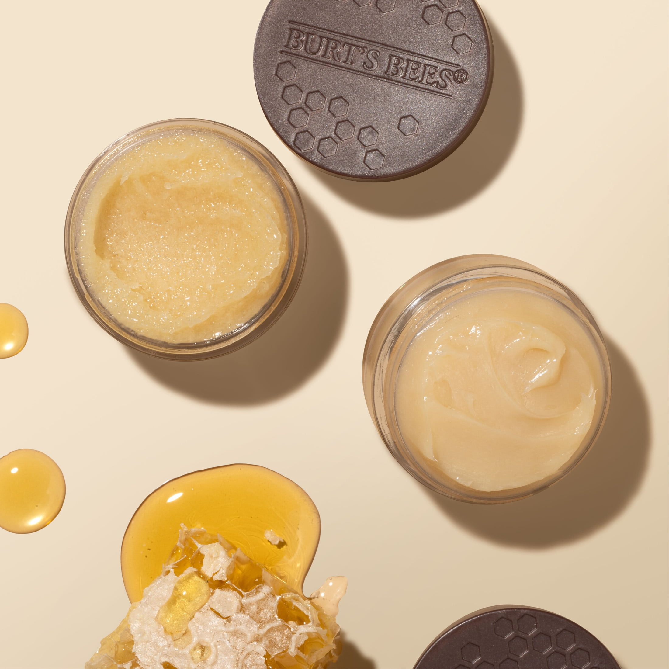 Burt's Bees Conditioning Lip Scrub, With Nourishing Honey Crystals, 0.25 oz., Pack of 4