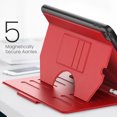 thumbnail image 4 of Allytechgroup Luxury iPad Air 11 Case 2024, Elegant Business Type Cover with Pencil Holder - Multi Angle Viewing Stand and Shockproof Apple iPad Air Case 11 inch 2024, Red, 4 of 8