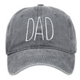 thumbnail image 4 of Hats for Men Vintage Wide Brim Baseball Cap Embroidered Letter Dad Hat Adjustable Cotton Baseball Caps for Men Outdoor Golf Fishing Sun Protection, 4 of 4