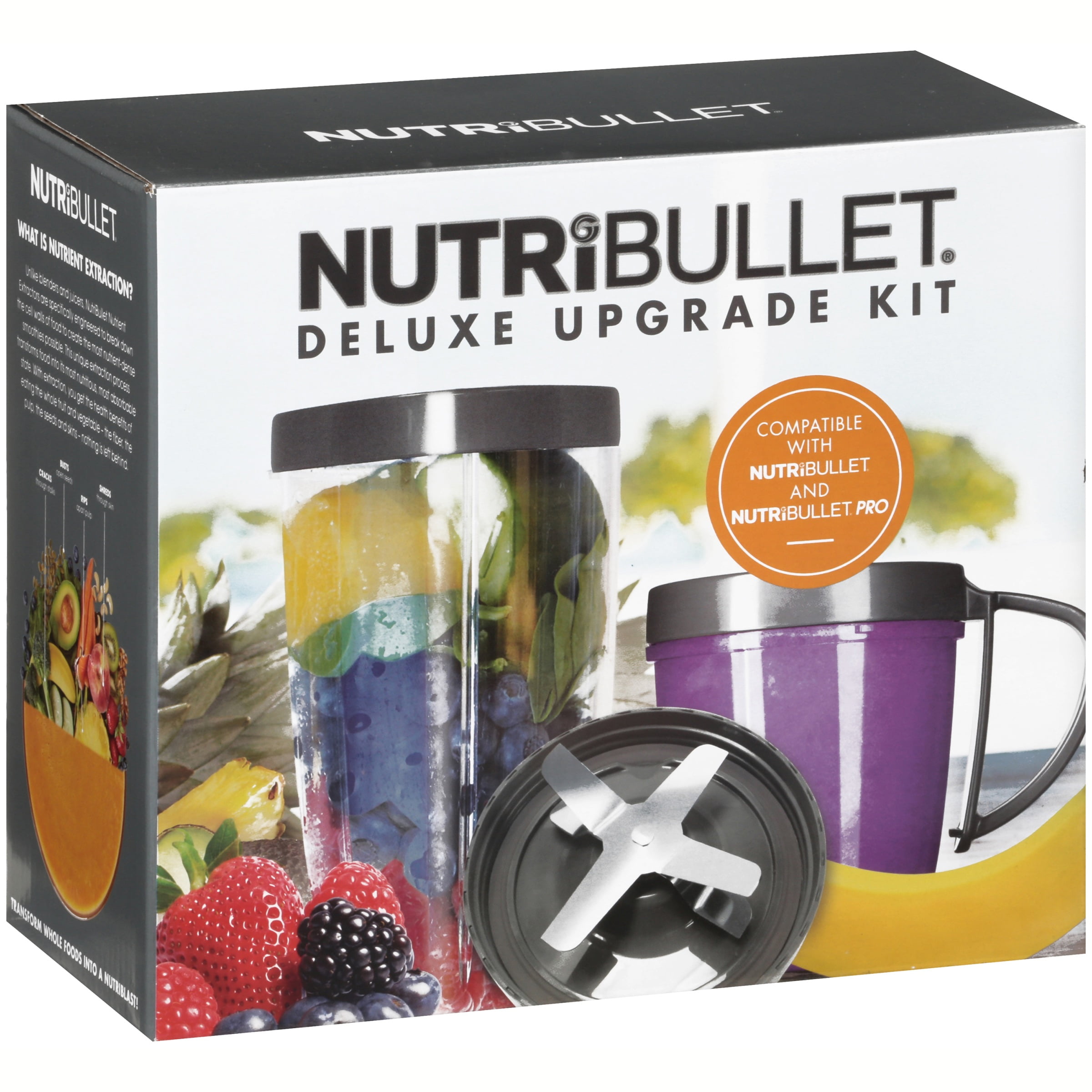 18 oz 24 oz 32 oz Cups & Extractor Blade Deluxe Upgrade Kit for Nutribullet Lean NB-203 1200W Blender